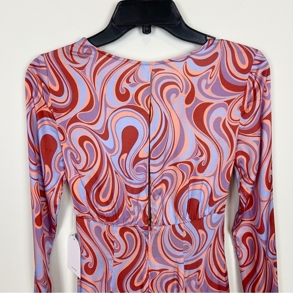 Song of Style Coraline Mini Dress in Aven Multi Swirl Size XXS - Picture 7 of 13